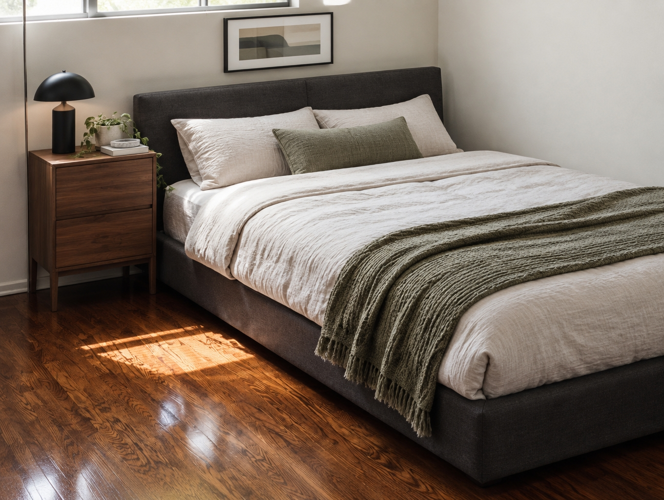 Paintit.ai result for test 2: furnished bedroom redesign